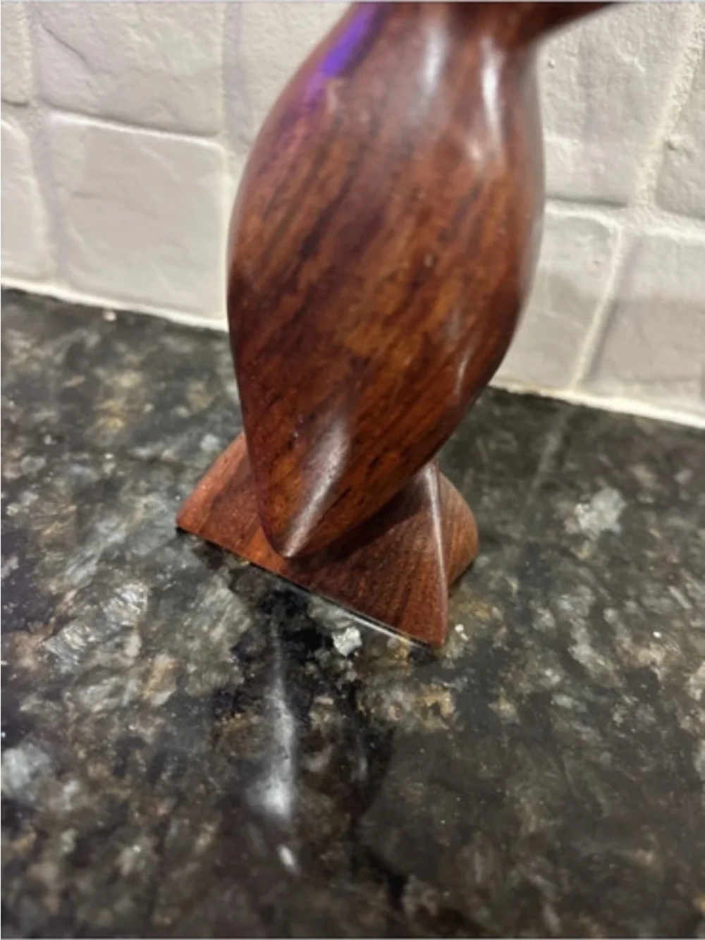 Hand-carved Wooden Toucan Bird Figurine